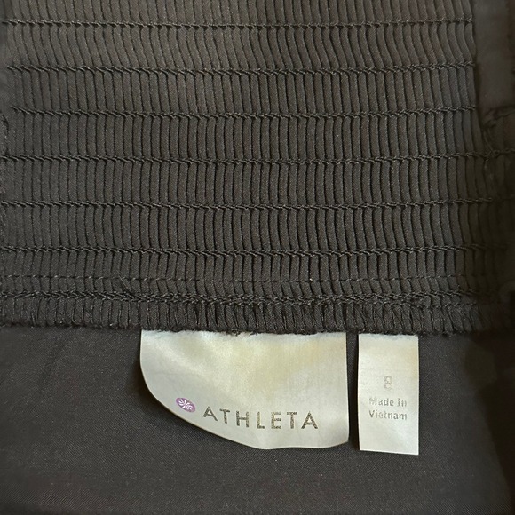 Athleta Pack Everywhere Halter Dress Womens Black Athletic Stretchy Size 8 - Picture 5 of 5